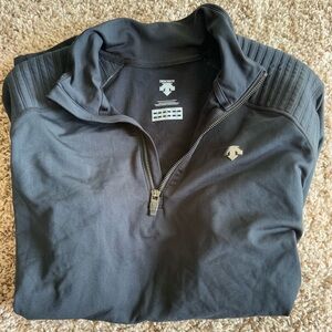 Descente Black Quarter Zip Sweater
